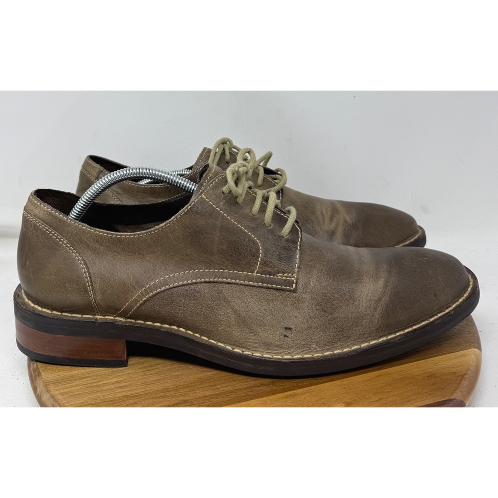 Cole Haan Mens Brown Leather Derby Shoes C11852 Size 13M Lace Up Oxfords